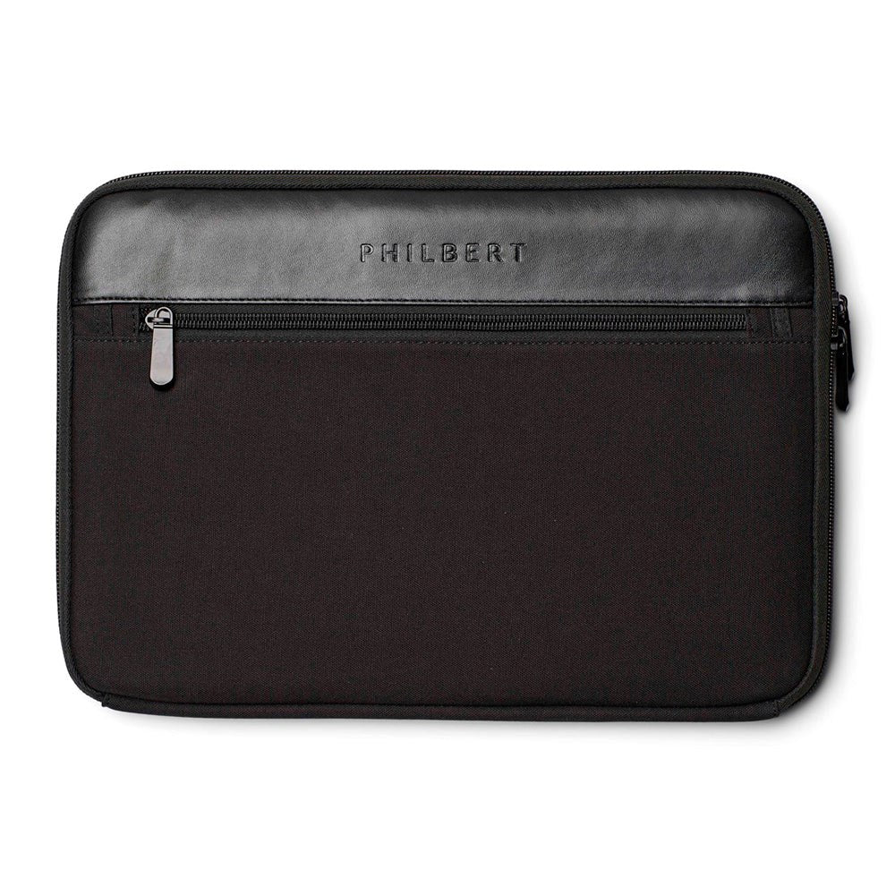 Macbook Air / Pro 13 Philbert-deksel m. Solskjerm og integrert privatliv (24,0 × 33,5 × 2,0 cm) - Svart