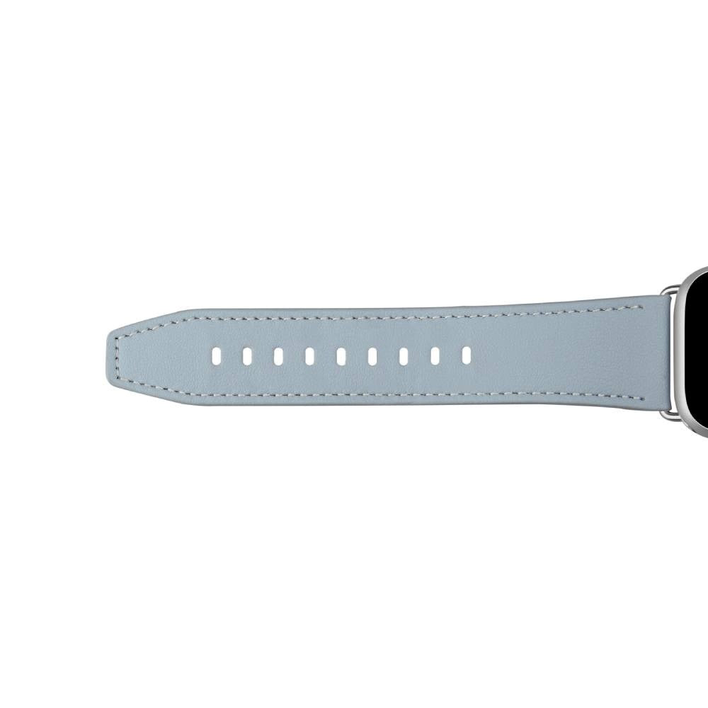 Apple Watch (38/40/SE/41/42 mm) Puro E-CLASSIC Vegan lærklokkerem - lyseblå