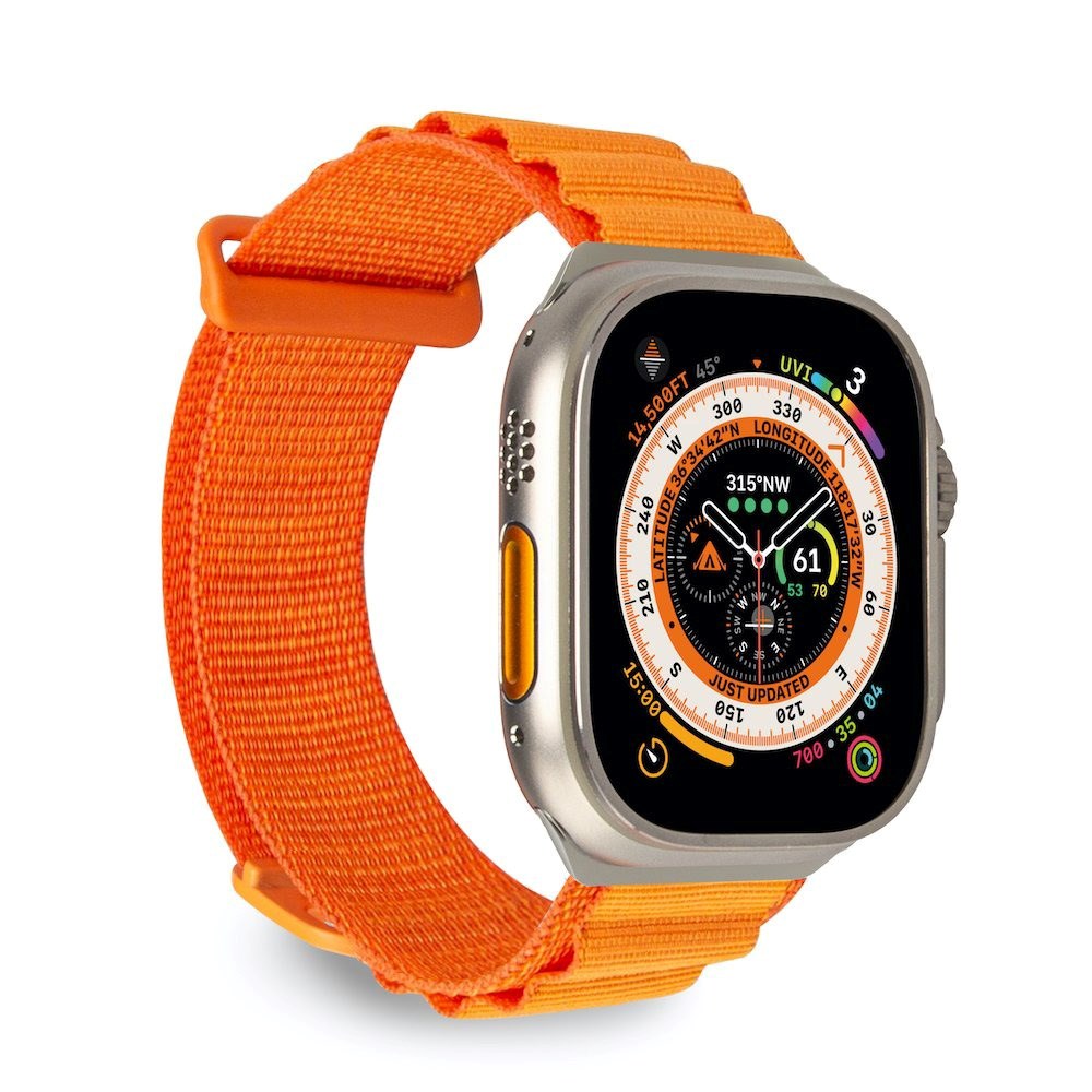 Apple Watch (42/44/SE/45/46/49 mm) Puro EXTREME klokkerem - oransje