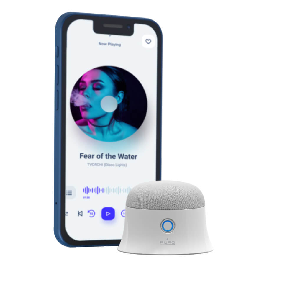 MagGo trådløs høyttaler - PURO - MagSafe-kompatibel - Hvit