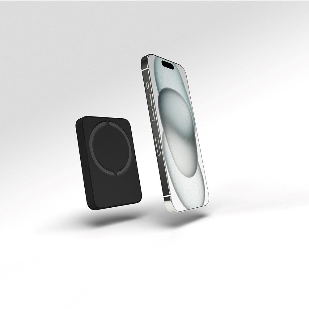 Puro Mini Power Mag 15W trådløs Powerbank 4200 mAh w. USB-C-kontakt - MagSafe-kompatibel - Svart