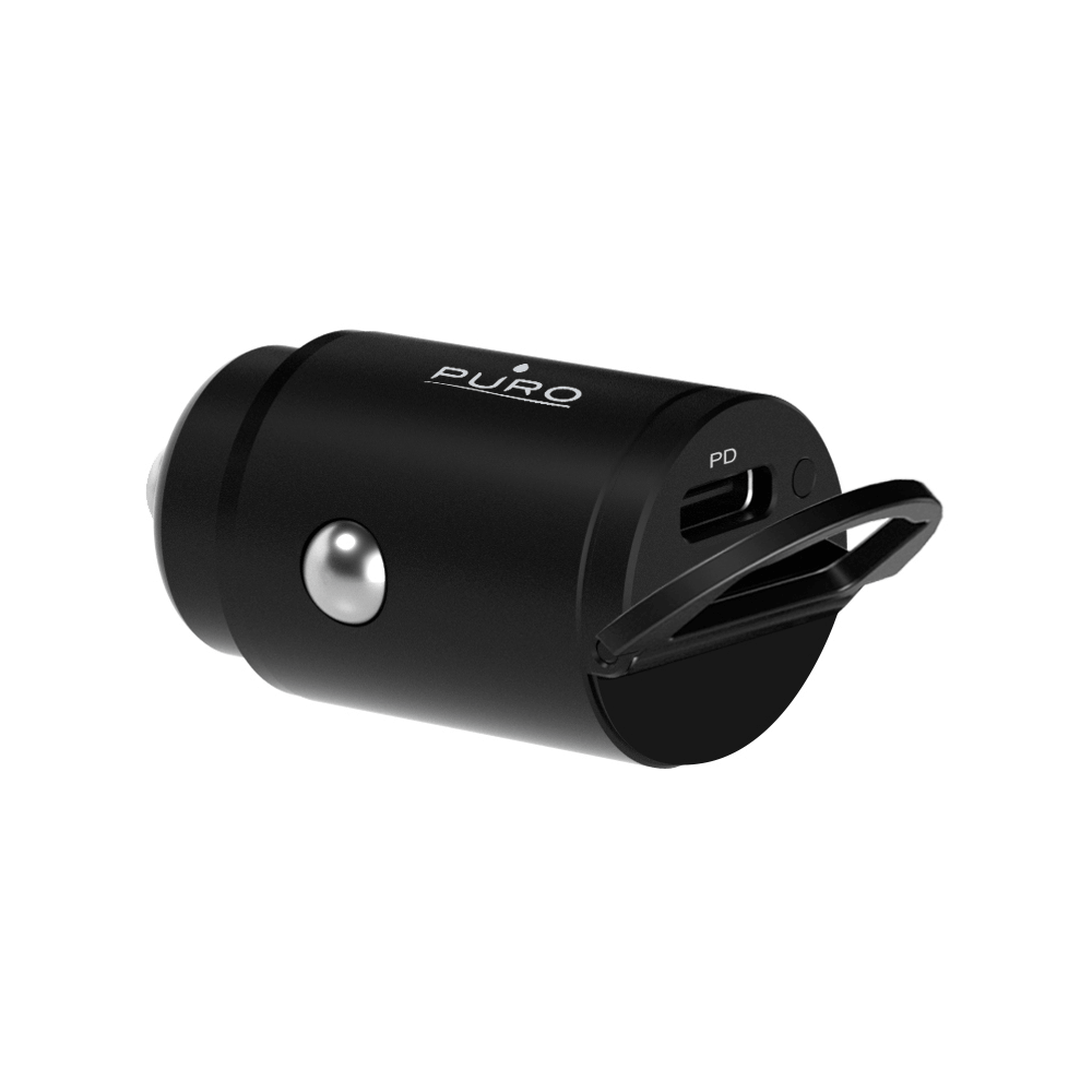 Puro Hurtig Biloplader 20W, 1x USB-C, Ultrakompakt