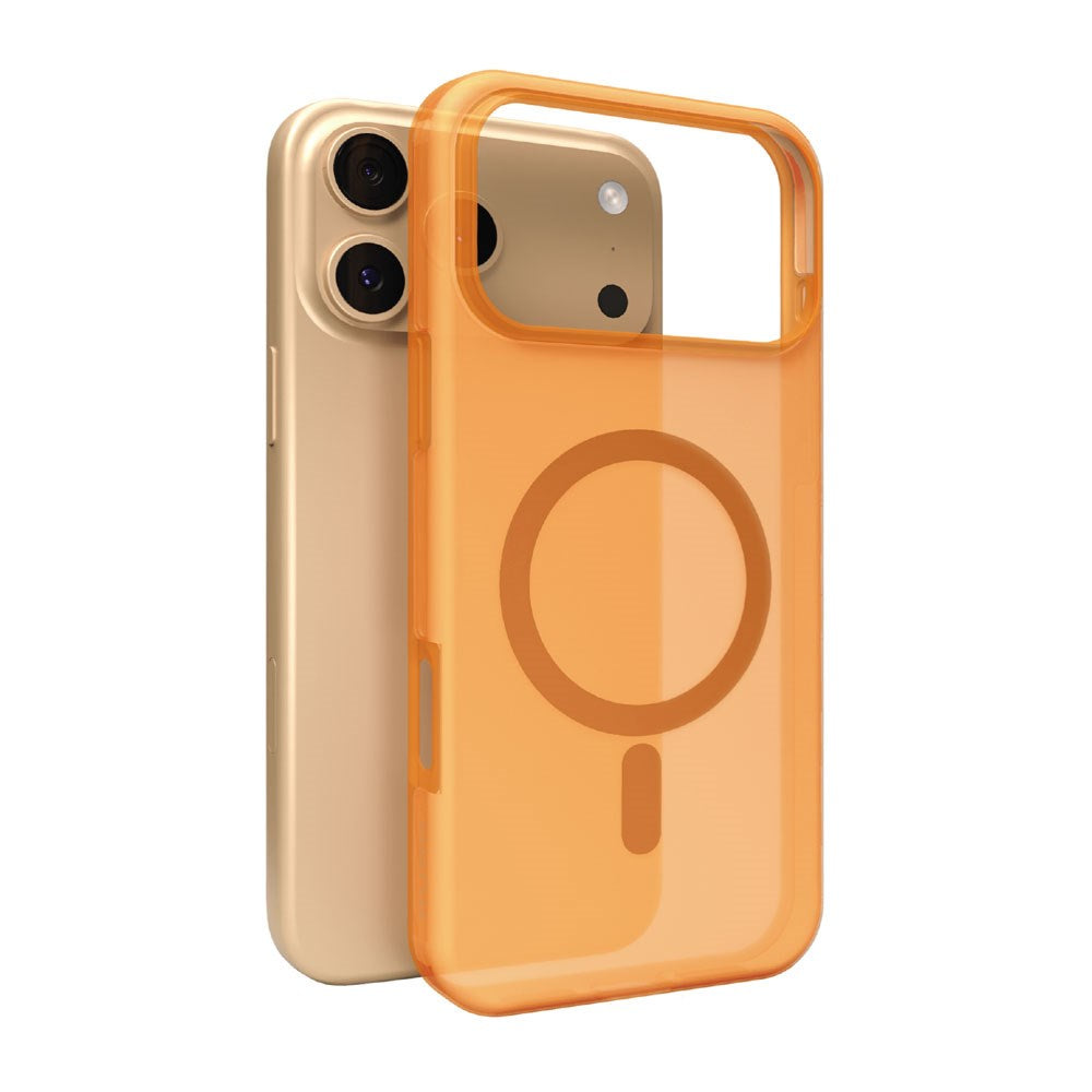 PURO iPhone 17 Pro Max DAYLIGHT Case - MagSafe Kompatibel - Gennemsigtig / Orange
