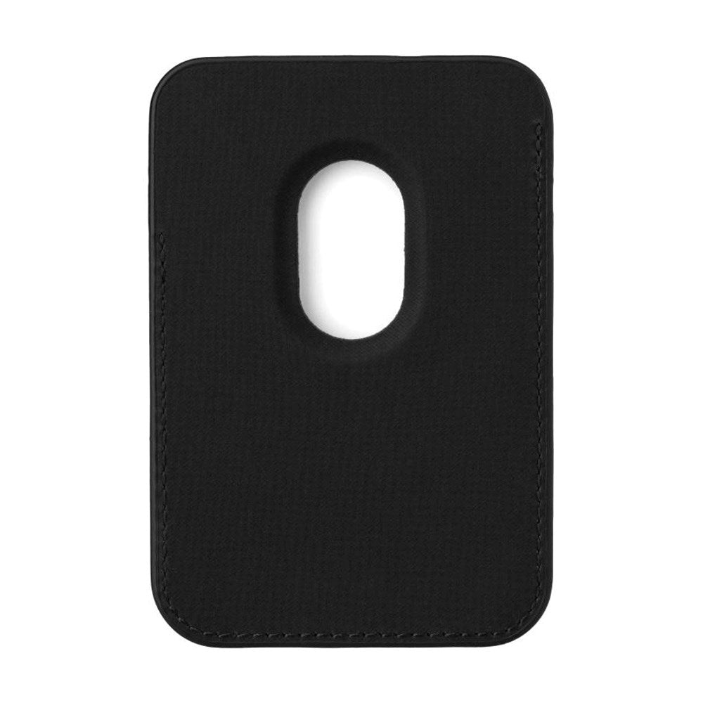 Puro Vegansk Læder Kortholder - MagSafe Kompatibel - Sort