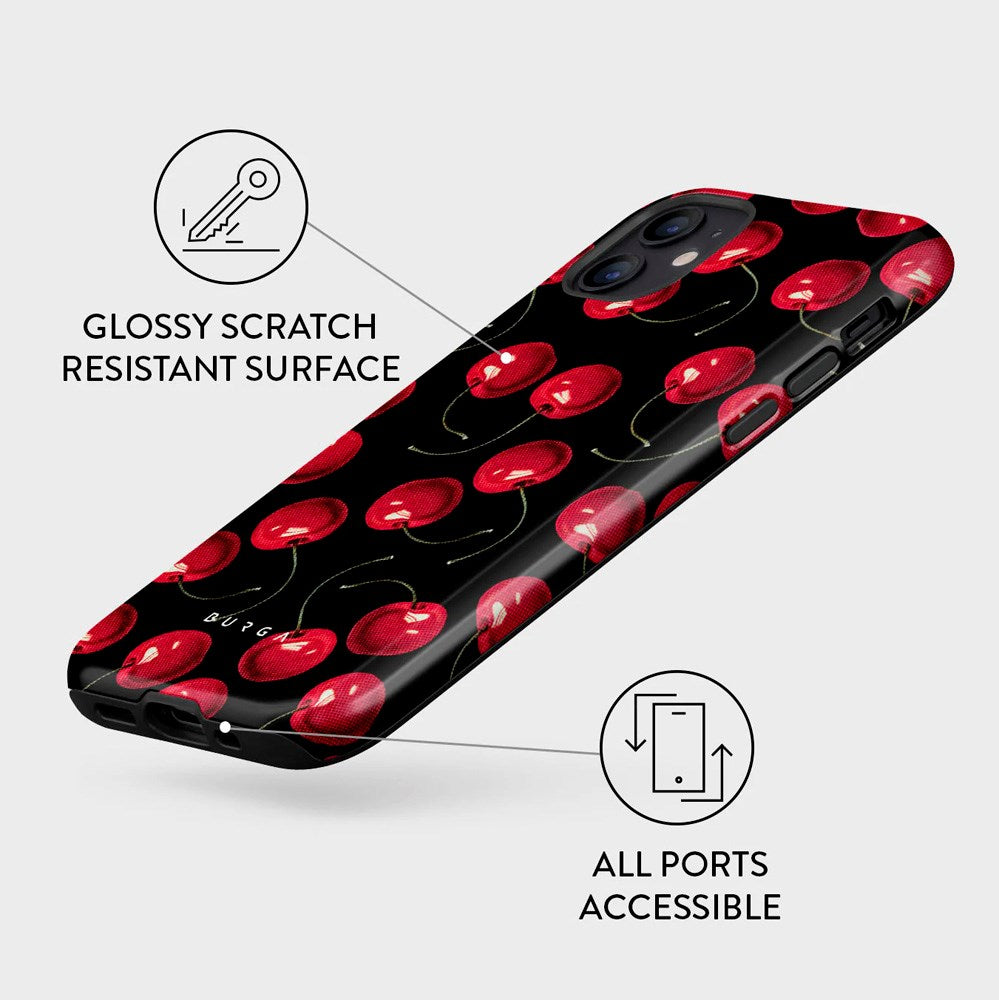 Burga iPhone 12 / 12 Pro Tough Fashion Cover - Cherrybomb