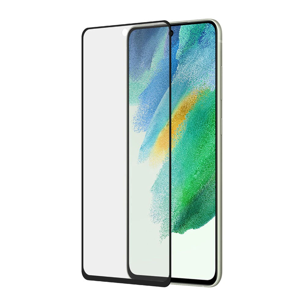 Samsung Galaxy S21 FE (5G) Safe By PanzerGlass® Edge-to-Edge Fit Skjermbeskytter - Veskevennlig - Gullstyrke - Gjennomsiktig