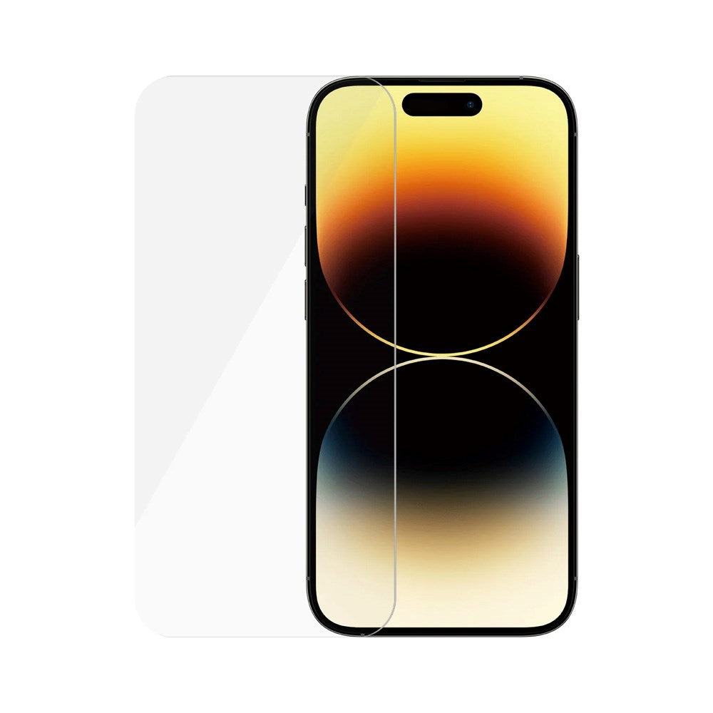PanzerGlass™️ Skjermbeskytter for iPhone 14 Pro - Ultra Wide Fit, klar og slitesterk