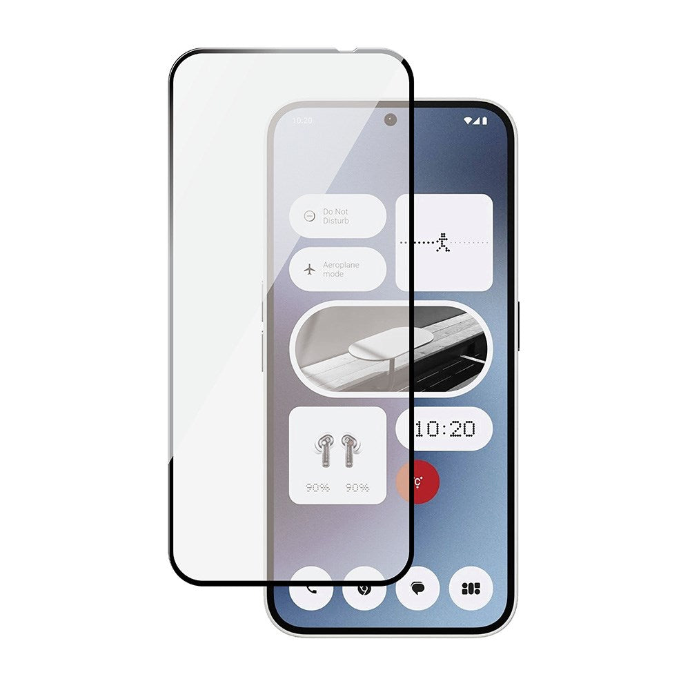 Nothing Phone (2a) Safe By PanzerGlass® Ultra-Wide Fit Screen Protector Glass - Veskevennlig - Gullstyrke - Svart kant