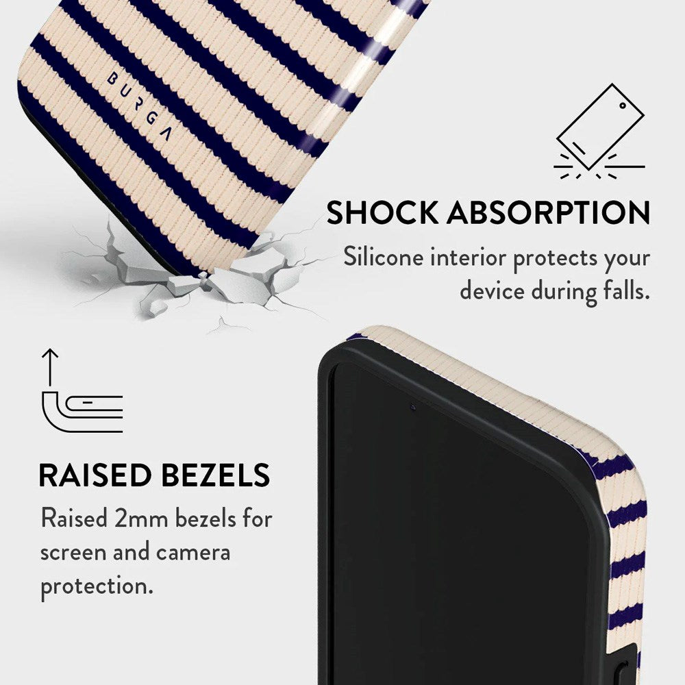 Burga iPhone 15 Tøft motedeksel - gamle penger