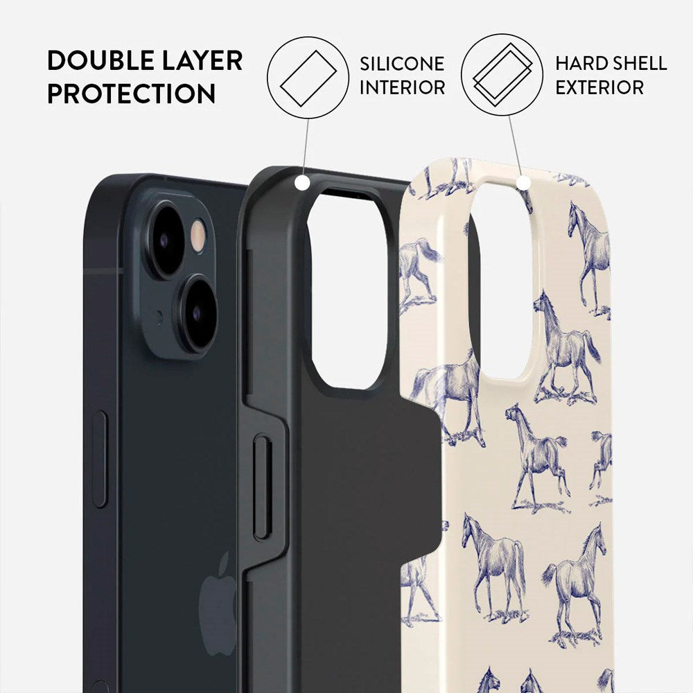 Burga iPhone 15 Tough Fashion Cover - Derby Race