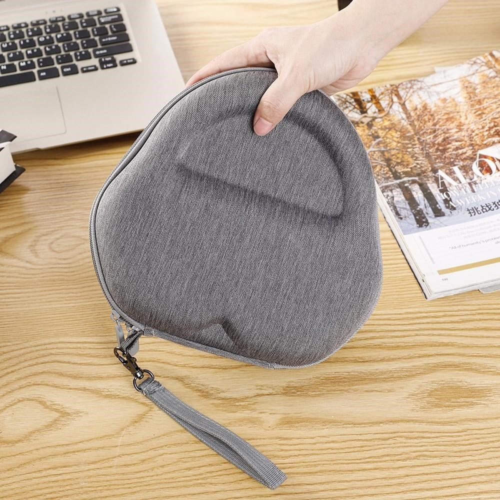 Reiseveske i stoff m. Mikrofiber for Apple AirPods Max - Grå