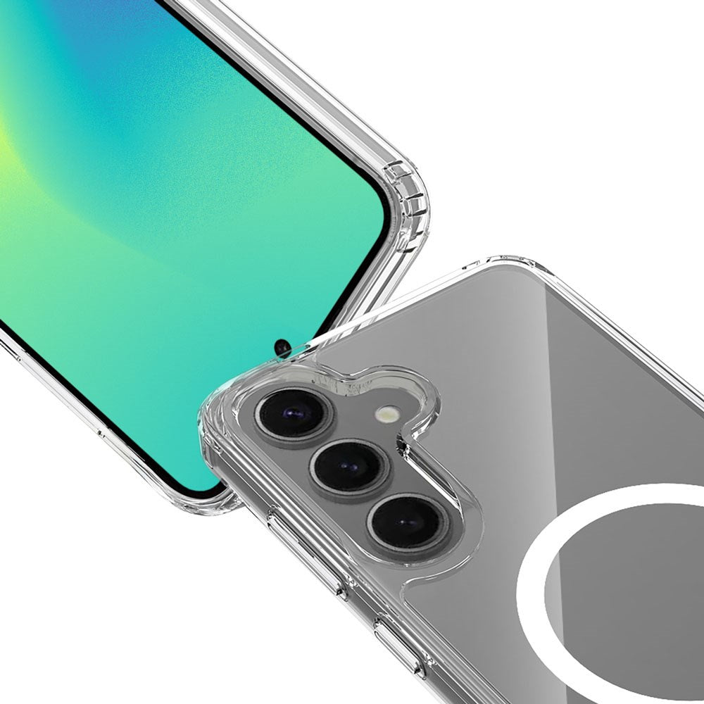 Samsung Galaxy S26 Spello Mag+ Clear Cover - MagSafe Kompatibel - Gennemsigtig