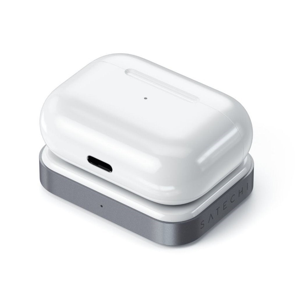 Satechi 5W trådløs ladedokking for Apple AirPods / AirPods Pro Charger - Hvit