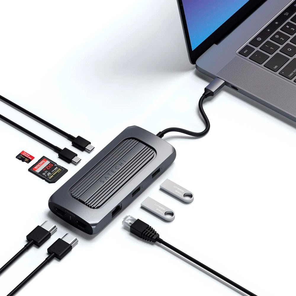 Satechi MX USB-C Multiport Adapter - Grå