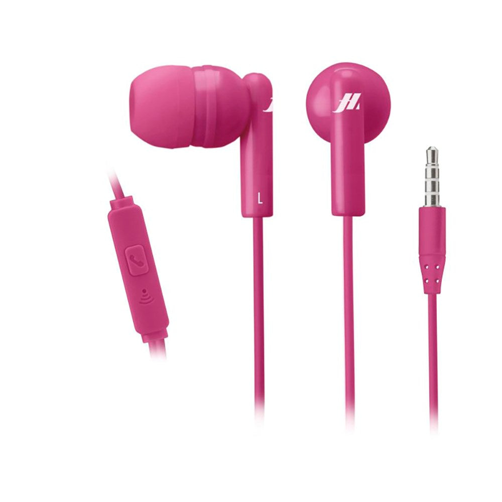 MUSIC HERO Tune Stereo In-Ear Headset m. Jack 3,5 mm & mikrofon - rosa