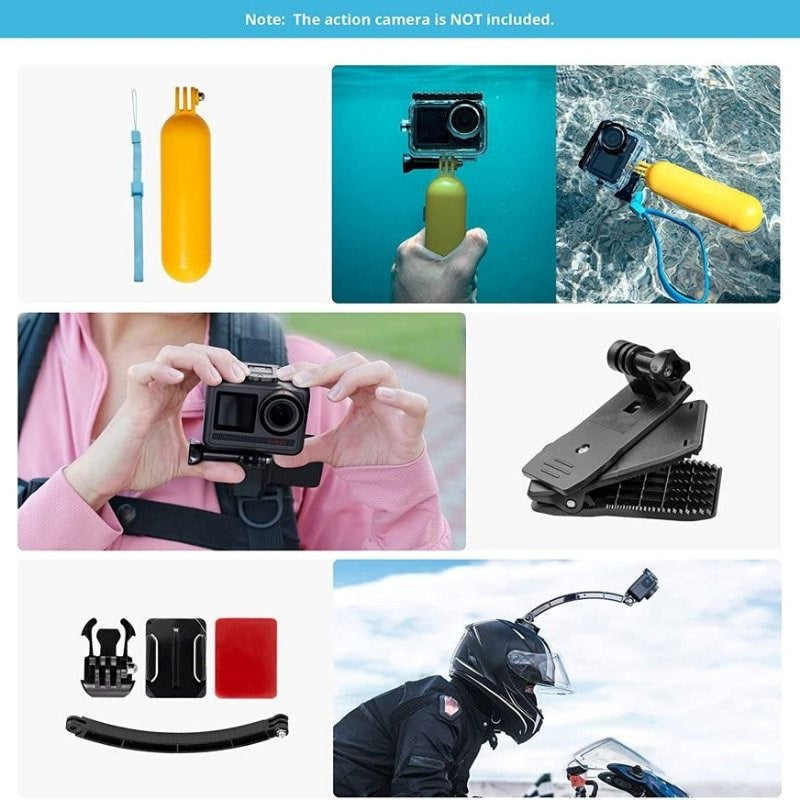 AKASO 14 Dele Action Kamera Tilbehør