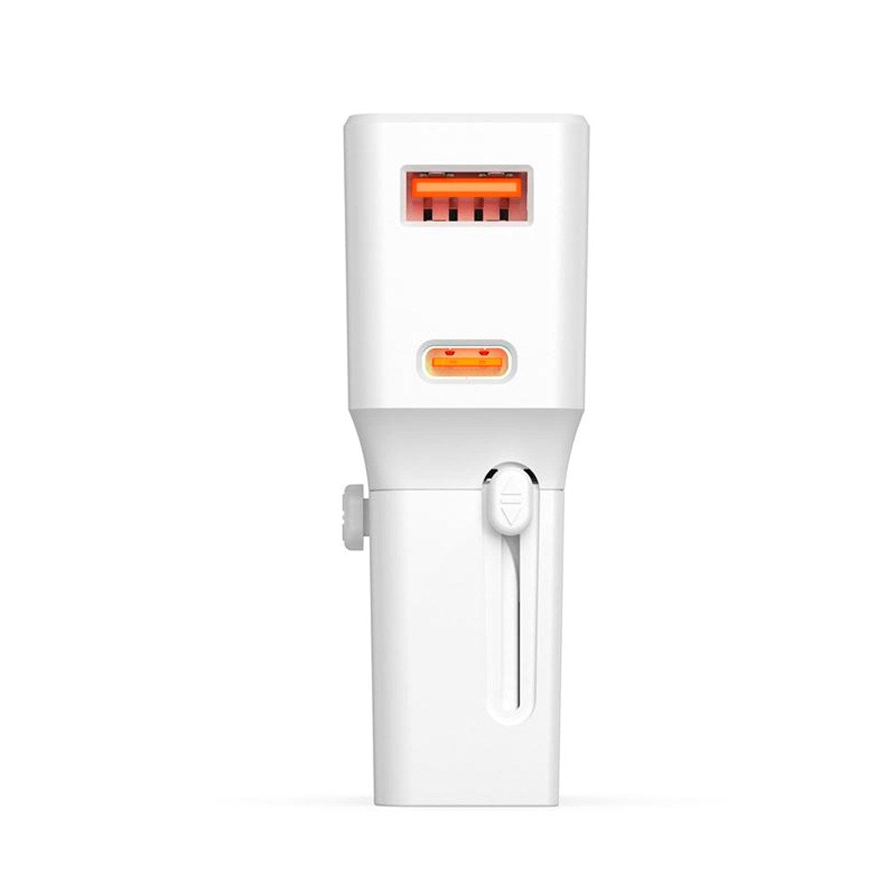Reiseadapter EU/US/UK/AU 25W - Mobile Origin - Hvit