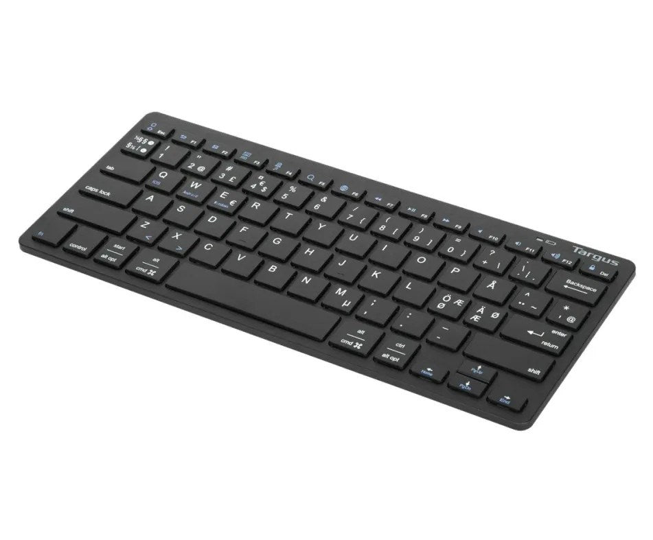 Targus KB55 Multi-Platform Bluetooth Tastatur - Nordisk Layout - Sort