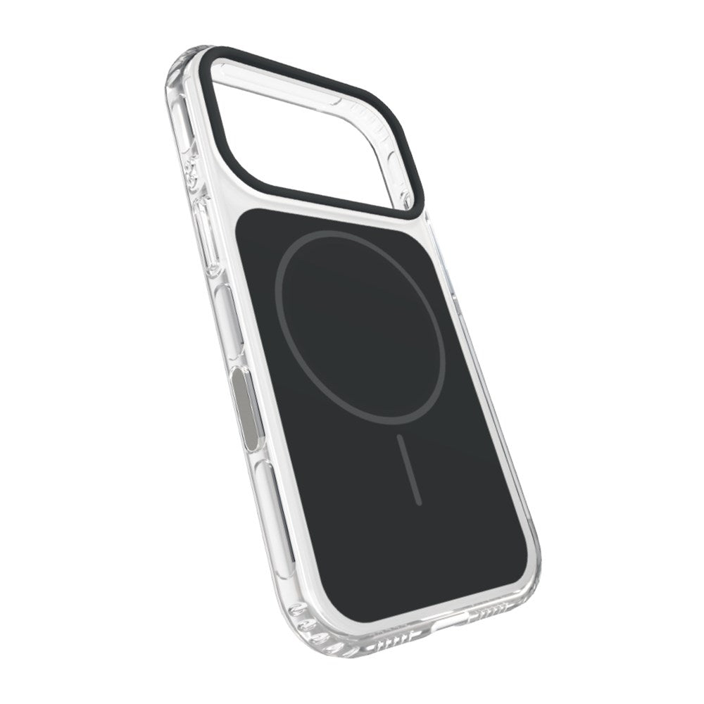 SBS iPhone 18 Pro Block Mag Bagsidecover- MagSafe Kompatibel - Sort / Gennemsigtig