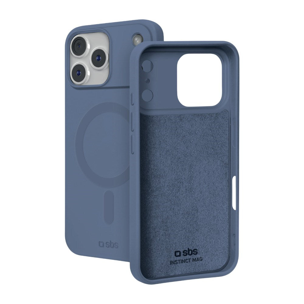 SBS iPhone 18 Pro Max Instinct Mag Mobilcover - MagSafe Kompatibel - Blå