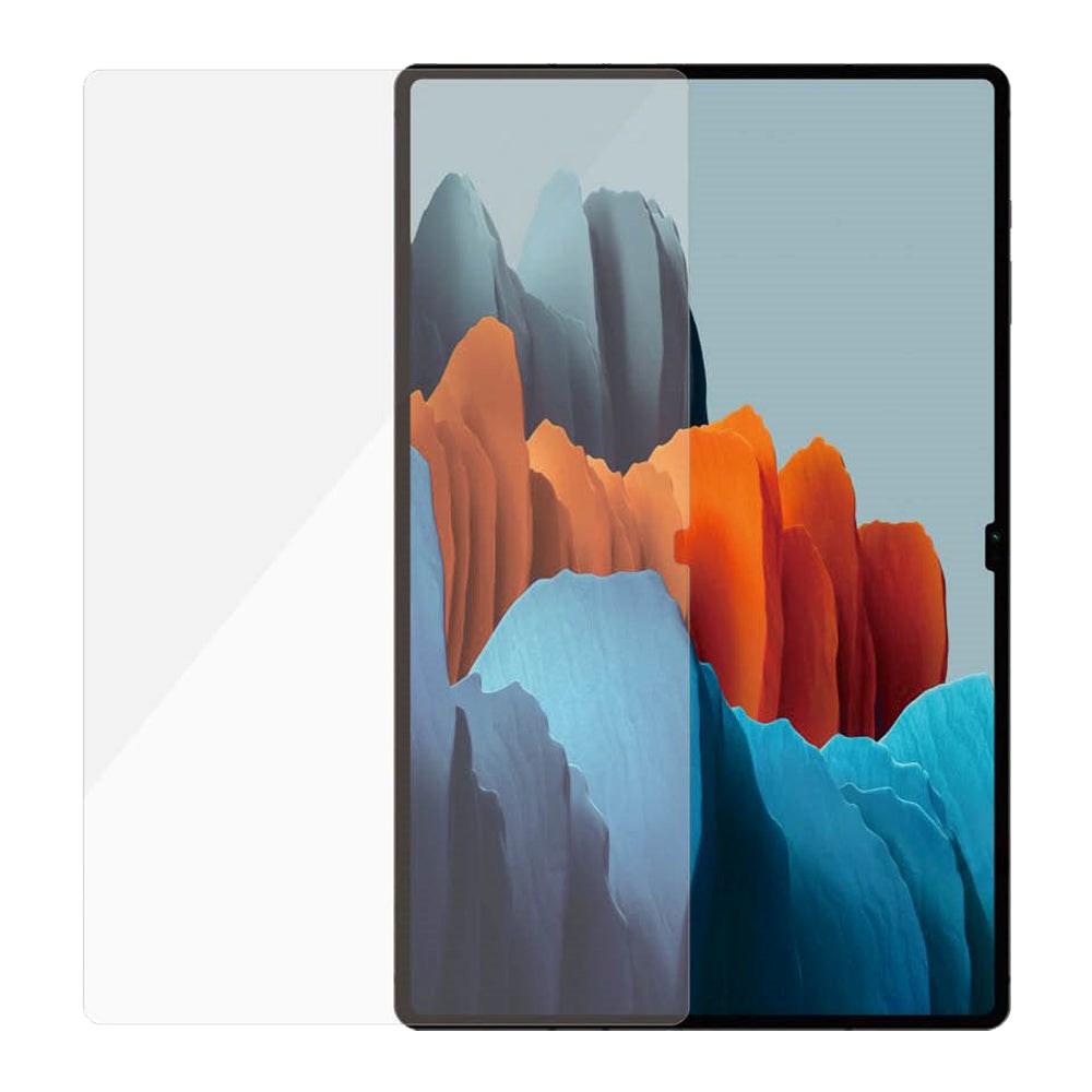 Samsung Galaxy Tab S9 / S8 Ultra PanzerGlass Edge-To-Edge Hærdet Glas Skærmbeskyttelse Antibacterial - Case Friendly - Gennemsigtig