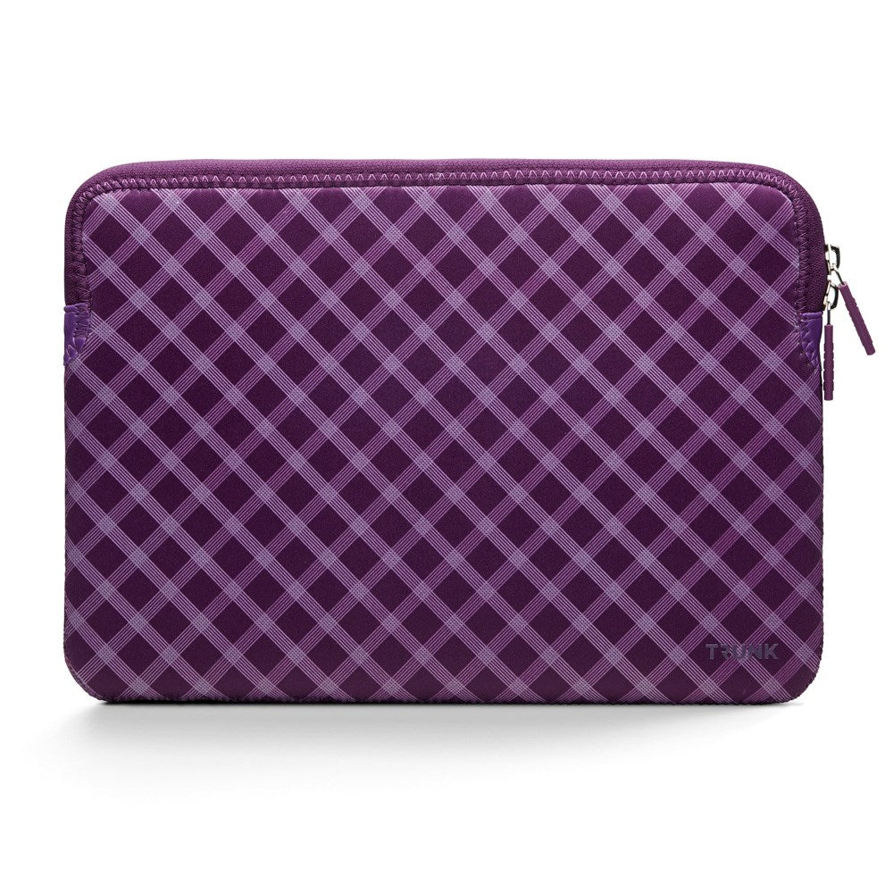 Trunk - Neoprene Sleeve - MacBook 13" (30.5 x 21.5 x 1.5 cm) - Medium Purple Tartan