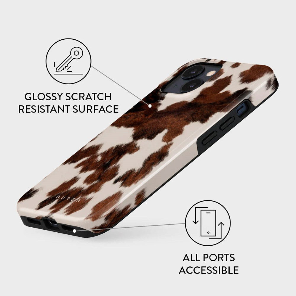 Burga iPhone 15 Tough Fashion Cover - MagSafe Kompatibel - Celestia
