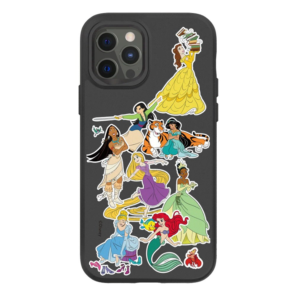 iPhone 12 / 12 Pro RhinoShield SolidSuit Craftsman Cover m. Disney Princess - Prinsesser