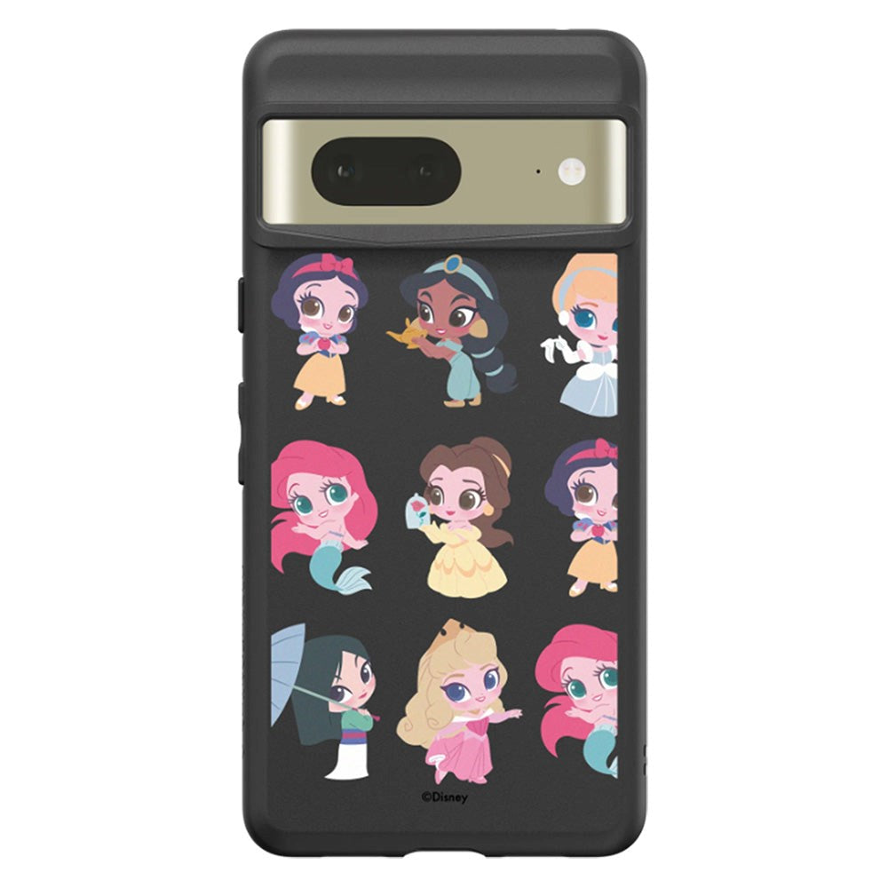Google Pixel 7 RhinoShield SolidSuit Craftsman Cover m. Disney Princess - Chibi Style