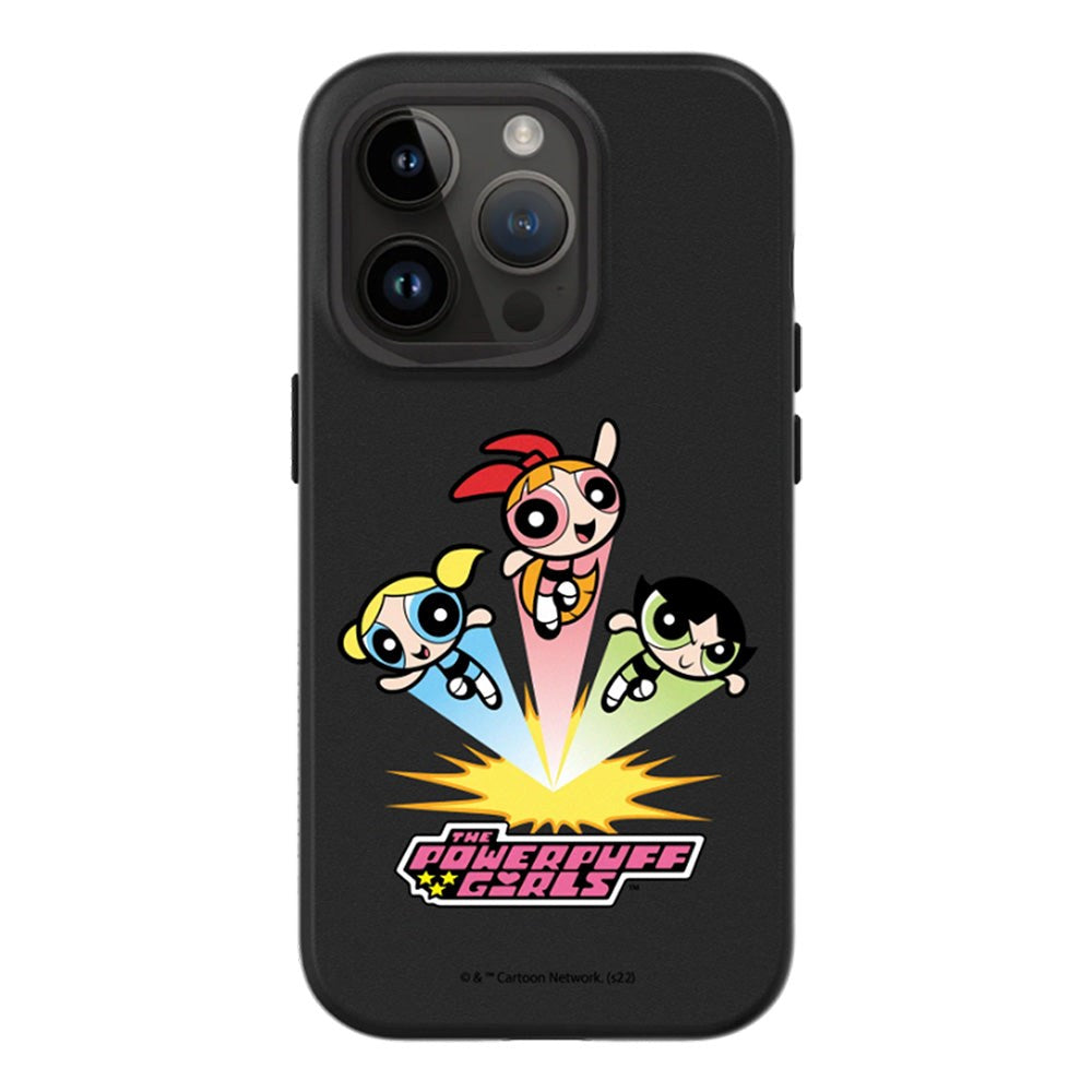 iPhone 14 Pro RhinoShield SolidSuit Håndværker Cover m. The Powerpuff Girls - Fly High