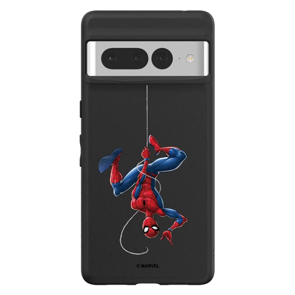 Google Pixel 7 Pro RhinoShield SolidSuit Craftsman Cover m. Marvel - Spider-Man opp ned