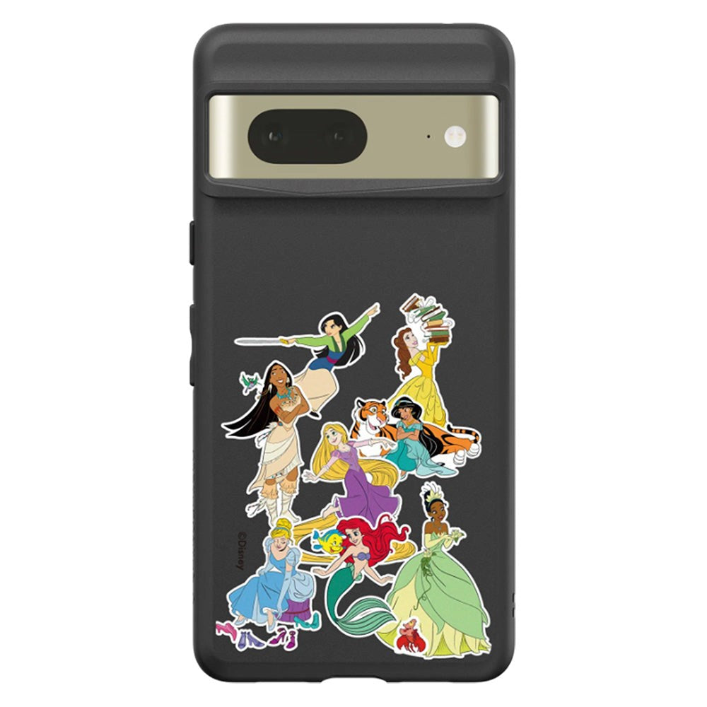 Google Pixel 7 RhinoShield SolidSuit Håndværker Cover m. Disney Princess - Princesses