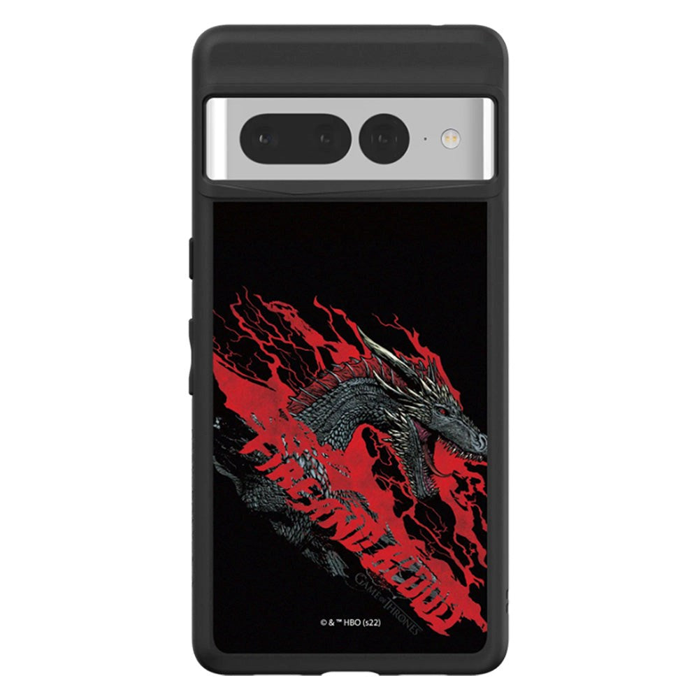Google Pixel 7 Pro RhinoShield SolidSuit Craftsman Cover m. Game Of Thrones - Dragon Fire & Blood