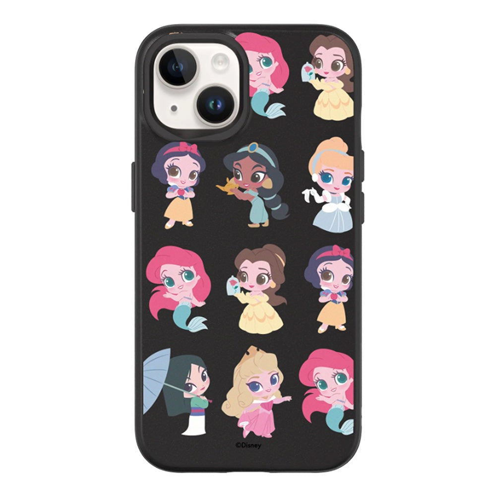 iPhone 13 RhinoShield SolidSuit Craftsman Cover m. Disney Princess - Chibi Style