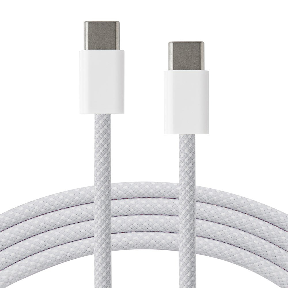Xceed Flettet USB-C til USB-C PD 60W - 1m - Hvit