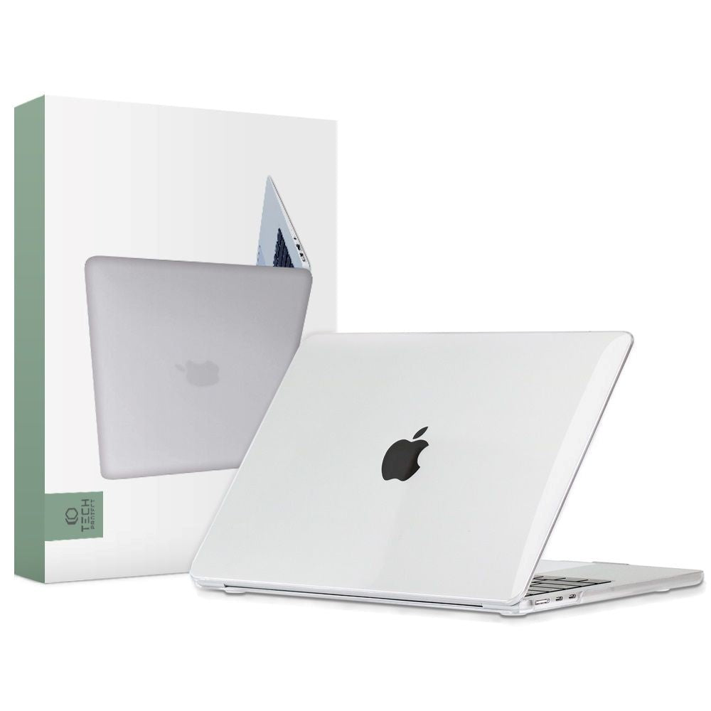 MacBook Air 13" M2/M3/M4 (2022-2025) - Tech-Protect Smartshell-deksel - Krystallklart