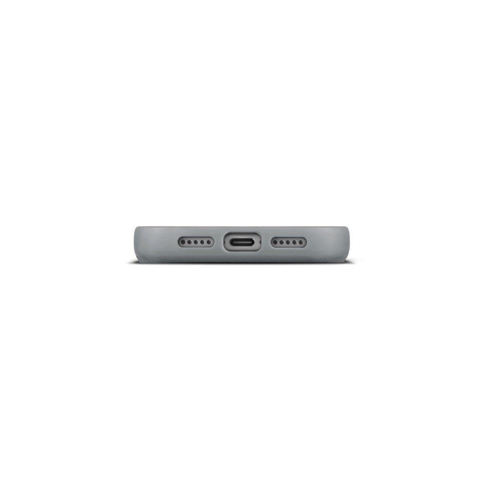 WOOLNUT iPhone 18 Pro Ægte Læder Bagside Cover - MagSafe Kompatibel - Grå
