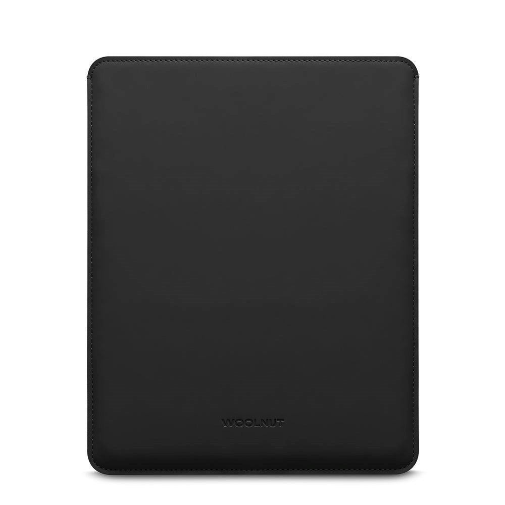 Ullnøttbelagt PU-skinnveske for iPad / nettbrett (250 x 180 mm) - Svart