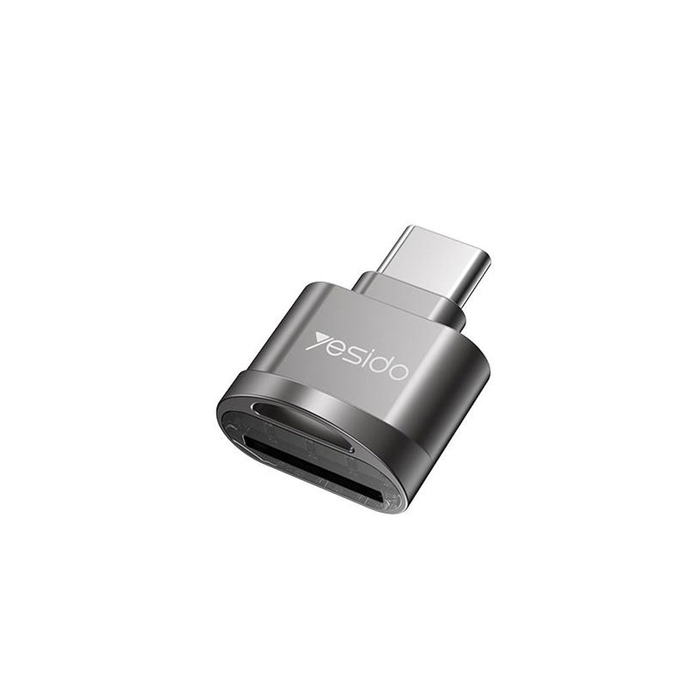 Yesido MicroSD Kortlæser Adapter - USB-C - Grå