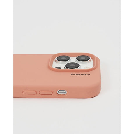 Nudient iPhone 14 Base Silikondeksel - Peach Orange