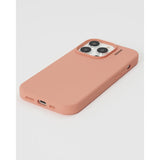 Nudient iPhone 14 Base Silikondeksel - Peach Orange