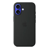 Originalt Apple iPhone 16 silikon bakdeksel - MagSafe-kompatibelt - Svart (MYY13ZM/A)