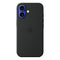 Originalt Apple iPhone 16 silikon bakdeksel - MagSafe-kompatibelt - Svart (MYY13ZM/A)