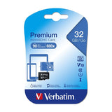 Verbatim Premium microSDHC Klasse 10 minnekort m. 32 GB