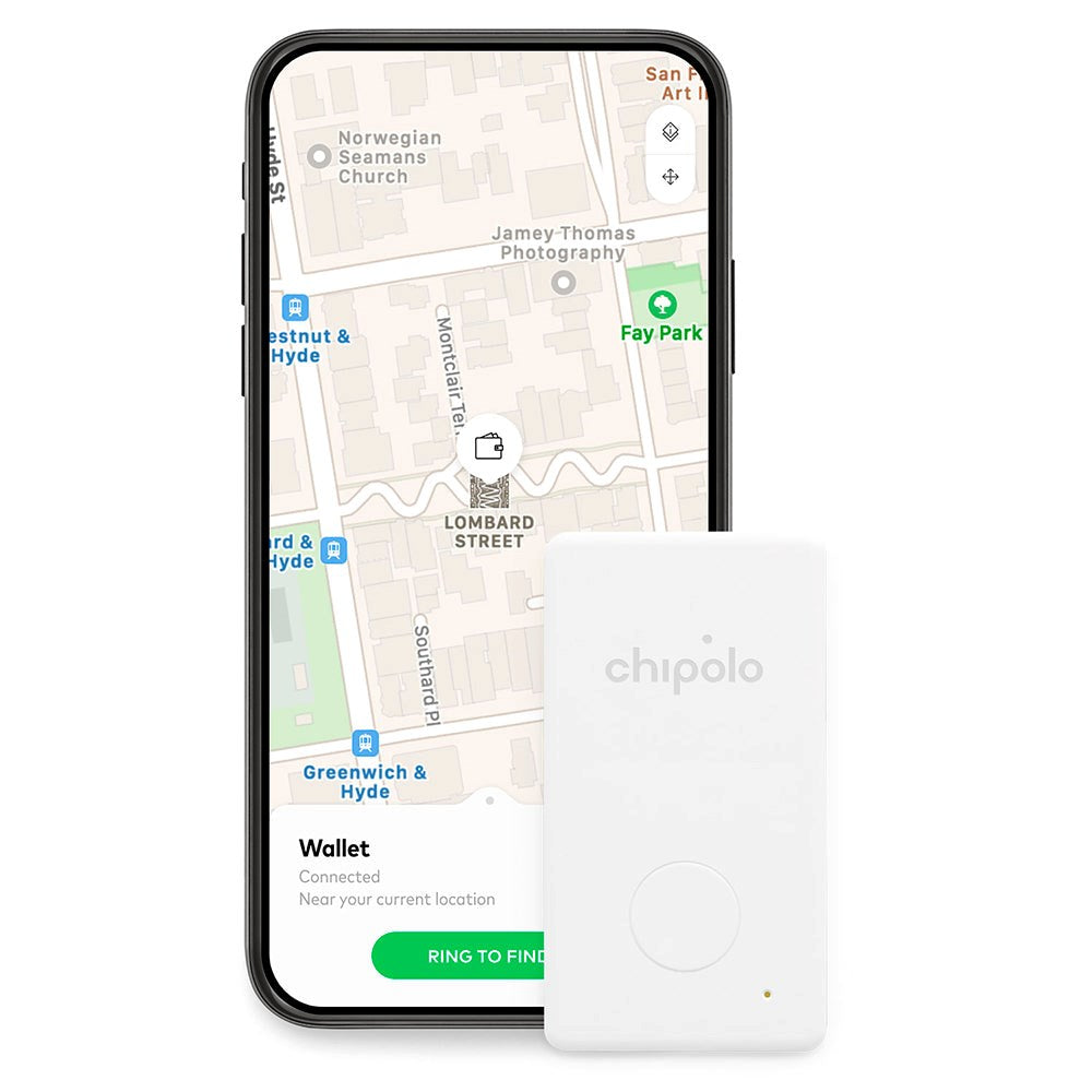 Chipolo KORT - Bluetooth GPS Tracker - 2 Pack - Hvit