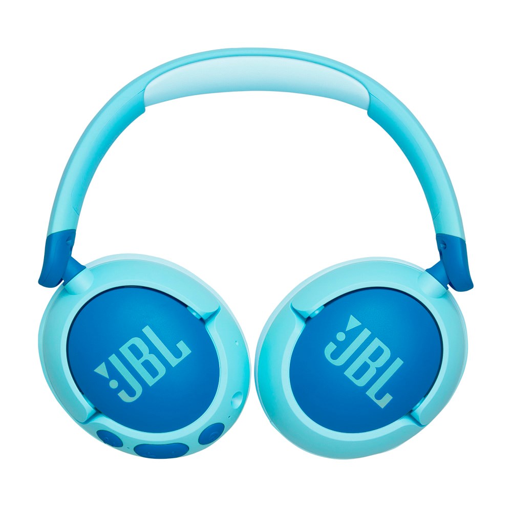 JBL Junior 470NC Maks. 85 dB barnehodesett m. Bluetooth og aktiv støyreduksjon - Over-Ear-hodetelefoner - Blå