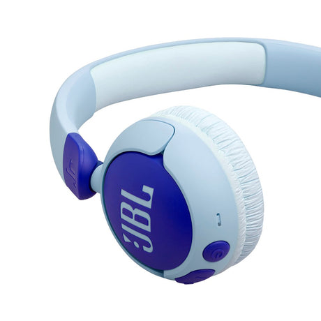 JBL Junior 320BT Maks. 85 dB barnehodesett m. Bluetooth - On-Ear Hodetelefoner - Blå