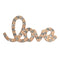 Love Sticker i Rhinsten - Mobil - Guld
