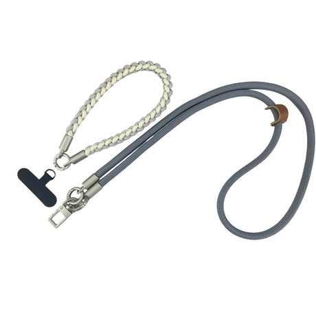 Flettet 3-i-1 Mobil Strop - 90cm / 30cm - Grå