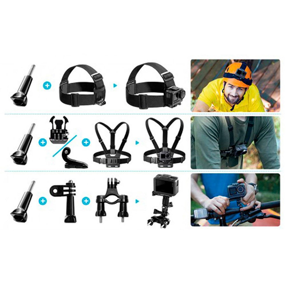 AKASO 60 deler actionkamera tilbehør